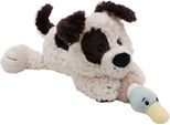 Kuscheltier NICI "Homies, Hund weiß & Ente, 30cm liegend", weiß, Plüschfiguren, KinderB:10cm H:15cm L:37cm, Kuscheltier, B:10cm H:15cm L:37cm