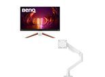 BenQ Mobiuz EX2710U Gaming Monitor 68,58 cm (27 Zoll) + BenQ Ergo Arm BSH02