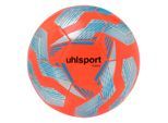 Fußball UHLSPORT "Fußball Player" Gr. 5, rot (fluo rot, silber, cyan), Bälle, Herren, 5