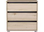 Schubkastenkommode DEMEYERE GROUP, dunkel eiche royal, B:60cm H:58,1cm T:39,6cm, Spanplatte, Sideboards