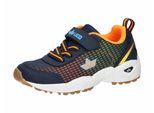 Hallenschuh LICO "Sportschuh Mio VS", Mädchen, Gr. 27, blau, Synthetik, Schuhe Hallenschuh