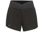 Trainingsshorts RUKKA "Rukka Shorts Manula", Damen, Gr. 38, EURO-Größen, schwarz, Stoff, 91% Polyester, 9% Elasthan, Hosen