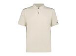 Poloshirt DACHSTEIN "Dachstein Pique polo shirt Loretto", Herren, Gr. S, puder, Stoff, 90% Polyester, 10% Elasthan, normal, ohne Ausschnitt, Shirts