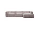 Stylife Ecksofa Febe, Taupe, Kunststoff, 3-Sitzer, Ottomane rechts, Eckteil, L-Form, 332x163 cm, Stoffauswahl, Armteil links, rechts, Wohnzimmer, Sofas & Couches, Wohnlandschaften, Ecksofas