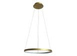 Möbelix , Goldfarben , Metall , rund , 40x100x40 cm , RoHS, Europäischer Sicherheitsstandard , einfach zu transportieren , Beleuchtung, Innenleuchten, Hängeleuchten, Pendelleuchten