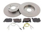 MAPCO Bremsensatz, Scheibenbremse 47452 Vorderachse voll 238mm 8mm für Citroën Peugeot RENAULT