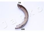 JAPKO Bremsbackensatz 55006 Hinterachse für HUMMER