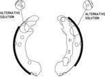 HELLA Bremsbackensatz 8db355002801 für INFINITI NISSAN RENAULT TRUCKS