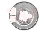 VAN WEZEL Spritzblech, Bremsscheibe 5998373 Hinterachse für Volvo
