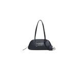 Schultertasche TOMMY JEANS "TJW BOLD SHOULDER BAG", Mädchen, Gr. B/H/T: 28cm x 12,5cm x 6cm, schwarz, Lederimitat, Taschen Schultertasche, Damen Handtasche, Umhängetasche mit plakativem Logo