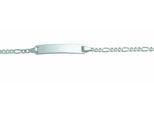 ID Armband ADELIA´S "16 cm ID - Armband 925 Silber", silber, Armbänder, Damen, 16cm, Silber 925 (Sterlingsilber), Silberarmband