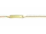ID Armband ADELIA´S "14 cm ID - Armband 333 Gold ( 8K )", gold, Armbänder, Damen, 14cm, Gold, Goldarmband