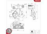 ESEN SKV Lagerung, Motor 75skv383 motorseitig für DACIA