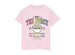 Star Wars Meisjes The Mandalorian The Force Collegiate T-shirt van katoen (Baby Roze)