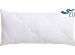 Microfaserkissen OTTO HOME "Mondschein, Kopfkissen 1-tlg. oder 2-tlg. 40x80 oder 80x80 cm", weiß, B:40cm L:80cm, Bezug: 100% Polyester. Füllung: 100% Polyester, Kopfkissen, Kissen, allergiker geeignet (für Hausstauballergiker)