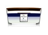 Woodwick Trilogy Evening Luxe geurkaars met een houten lont (hearthwick) 453.6 g