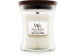 Woodwick White Tea & Jasmine geurkaars met een houten lont 275 g