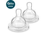 Philips Avent Anti-colic SCY764/02 tétine de biberon anti-colique 6 m+ Fast Flow 2 pcs