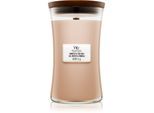 Woodwick Vanilla & Sea Salt geurkaars met een houten lont 609.5 g