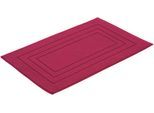 Badematte VOSSEN "Feeling", lila (lila rain), H:10mm, Baumwolle, Badematten, Badematte