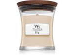 Woodwick White Honey Miel Blanc geurkaars met een houten lont 85 g