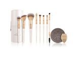Luvia Cosmetics Prime Vegan Penselen Set met Etui Sparkling Wine 10 st