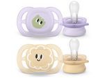 Philips Avent Ultrastart SCF075/13 0-2 m tétine Girl 2 pcs