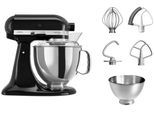 KITCHENAID Küchenmaschine "5KSM175PSEOB ONYX BLACK", schwarz, B:24cm H:36cm T:37cm, Küchenmaschinen, mit Zubehör im Wert von ca. 112,-€ UVP, Küchenmaschine
