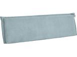 Rückenkissen PAIDI "Cord in verschiedenen Ausführungen, Relaxkissen, 90/120/140 cm Breite", blau (dusty blau), B:10cm H:40cm L:141cm, Polyester, Funktionskissen, Rückenlehne für Bett und Sofa, abnehmbarer und waschbarer Bezug