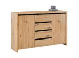 Sideboard Eichefarben 143/91/40 cm 4 Schublade(n)