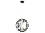 Led-hängeleuchte Kalti Schwarz Max. 24 Watt 40/145 cm