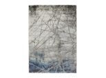 Webteppich Manchester 1 In Blau/grau Ca. 80x150cm 80/150 cm