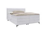 Boxspringbett Bari In Hellgrau Ca. 160x200cm 160/200 cm Hellgrau