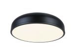 Led-deckenleuchte Mike Schwarz/weiss Max. 24 Watt