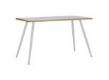 Schreibtisch Salia Honigeiche/weiss 138/50/70 cm Weiss, Honigeiche