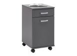 Rollcontainer Caorle In Anthrazit 33/59/38 cm