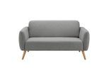 Sofa Pia Dunkelgrau Webstoff, 146x76x75 Cm Webstoff Dunkelgrau