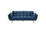 Bettsofa Cora Blau Cora Blau Holz, Textil