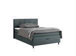 Boxspringbett Miami In Anthrazit Ca. 140x200cm 140/200 cm Anthrazit