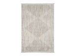 Flachwebteppich Jan In Grau/weiss Ca. 80x150cm 80/150 cm