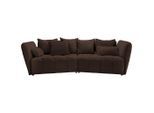 Boxspringsofa Sofi Braun Braun Textil