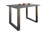 Esstisch Xona Metall, Holzwerkstoff 140/80/76 cm