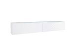 Lowboard D180 Weiss Mit Fischgräte Weiss