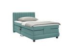 Boxspringbett Dixon Türkis Ca. 120x200cm 120/200 cm Türkis