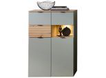 Highboard Memphis Grün/eiche Artisan 84/125/45 cm 1 Schublade(n)