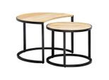 Couchtischset Wohnling Holz 41/60/41 cm
