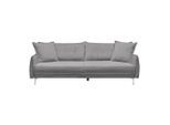 Bigsofa Kiss Hellgrau Holz Grau