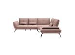 Wohnlandschaft Trendy Rosa Flachgewebe Rosa