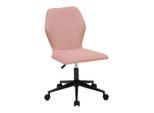 Drehstuhl Luigi Schwarz/pink Cord Pink
