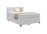 Boxspringbett Bari In Hellgrau Ca. 140x200cm 140/200 cm Hellgrau